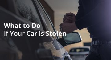 blog image of a car theft; blog title: What to do If Your Car Is Stolen