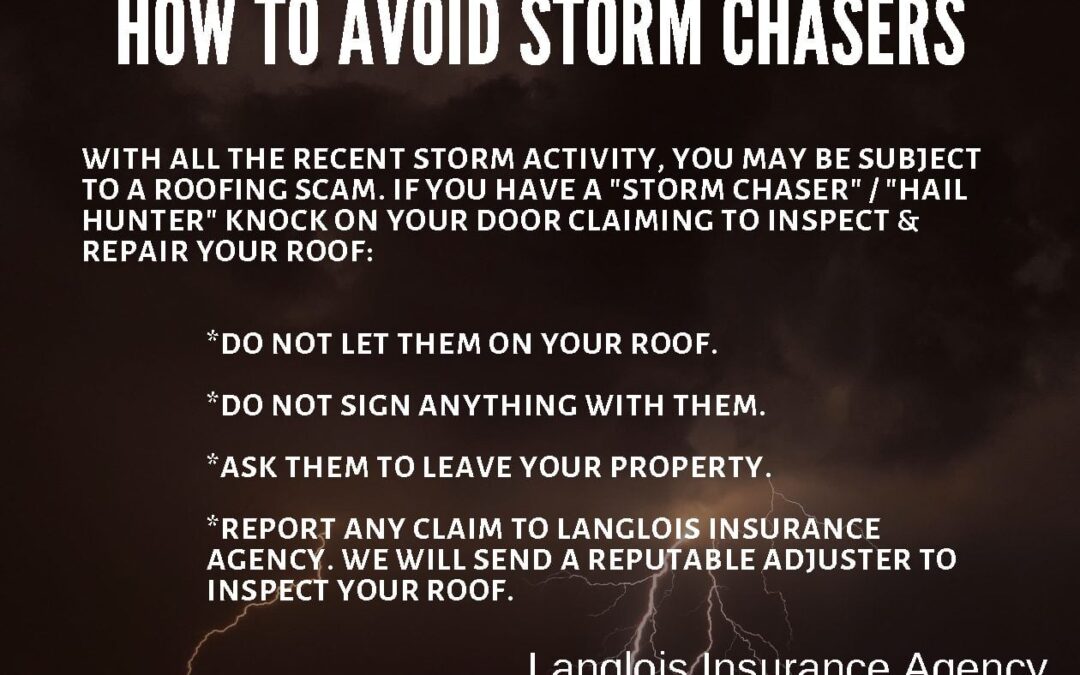 Beware of Hail Hunters & Storm Chasers
